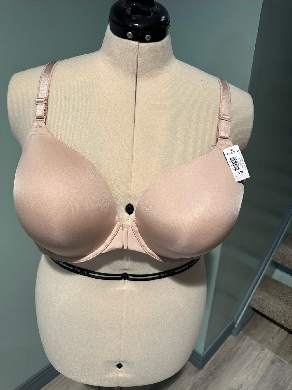 torrid Blush/Nude Front-Closure Smooth T-Shirt Bra